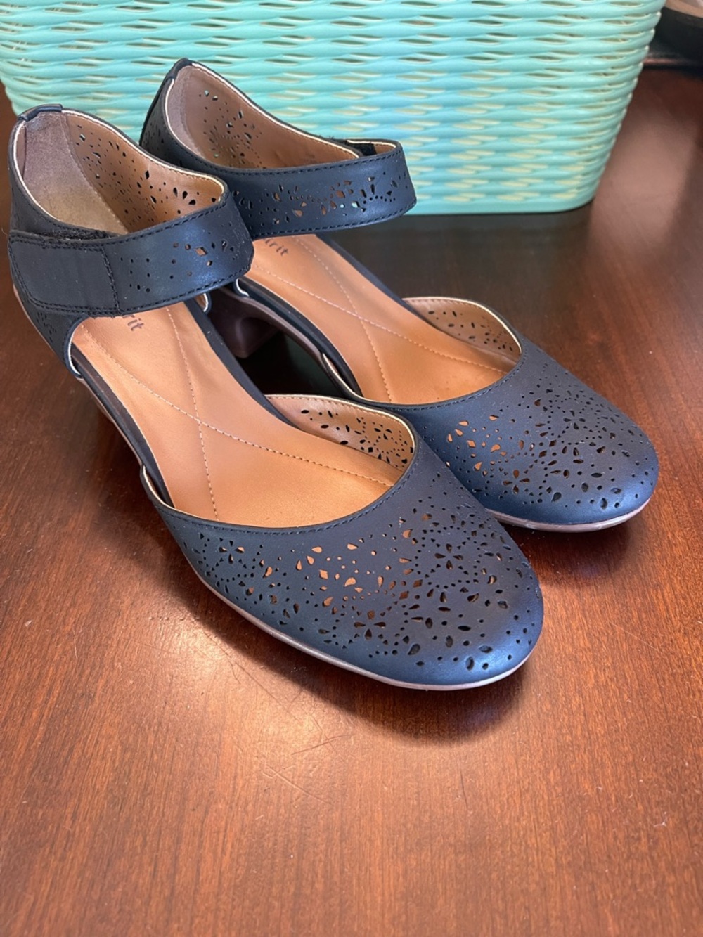 Easy Spirit Mary Jane Heels, Black - SZ 7.5